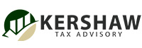 Kershaw Tax Advisory white logo Oklahoma City